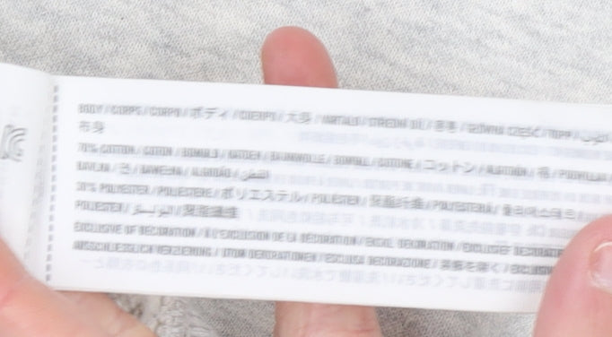 Abercrombie & Fitch Womens Grey Oversized Pullover Sweatshirt M