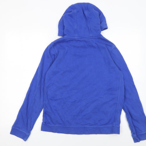 Nike Boys Blue Pullover Hoodie XL Fleece Logo Hooded Sweatshirt