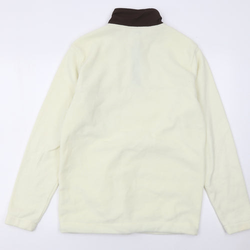 Another Influence Women’s Beige Fleece 1/4 Zip Pullover Sweatshirt S