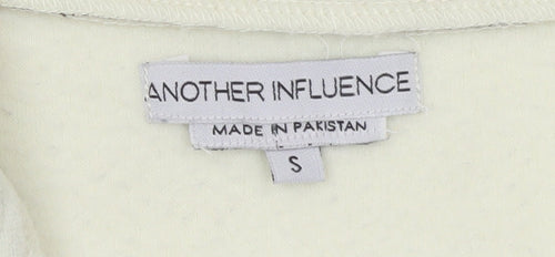 Another Influence Women’s Beige Fleece 1/4 Zip Pullover Sweatshirt S