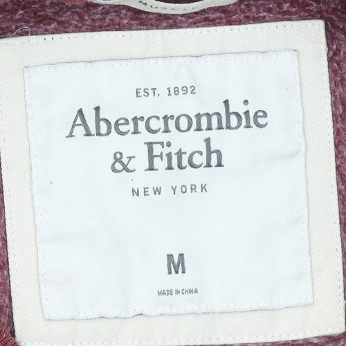 Abercrombie & Fitch Men’s Red Graphic Sweatshirt M Regular Fit