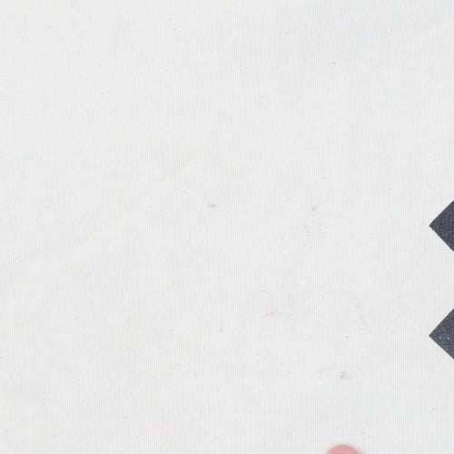 Collusion Mens Beige Pullover Hoodie M Logo Graphic Streetwear