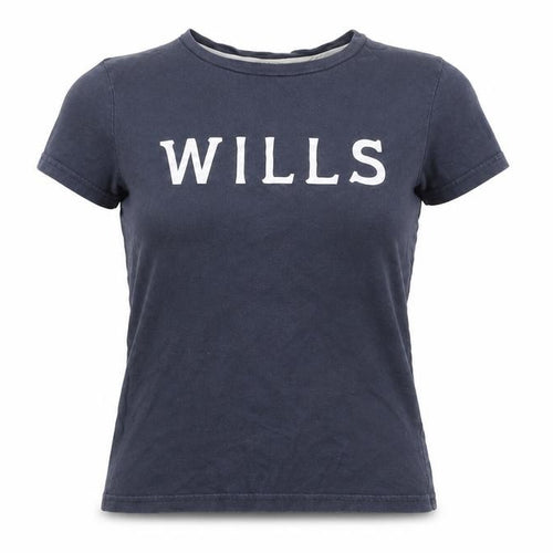 Jack Wills Women's Blue Cotton Slim Fit T-Shirt Size 6