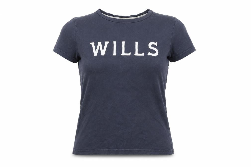 Jack Wills Women's Blue Cotton Slim Fit T-Shirt Size 6