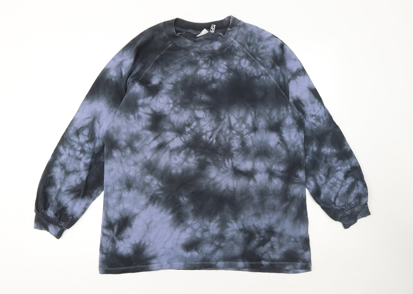 ASOS Women’s Multicoloured Tie-Dye Long Sleeve Cotton T-Shirt UK 8