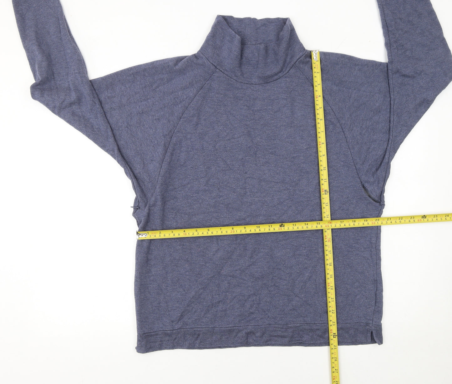 GAP Womens Blue Maternity Roll Neck Pullover Sweatshirt Size L