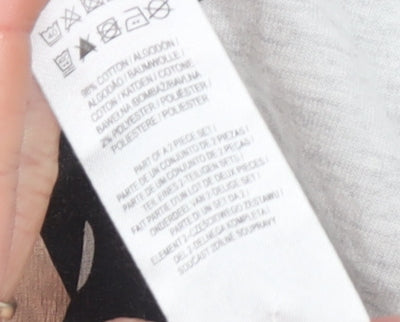 Disney Women’s Grey Minnie Mouse Long Sleeve T-Shirt Size L