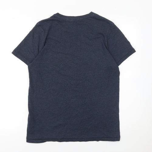 Jack & Jones Men's Blue Vintage Graphic T-Shirt Size S