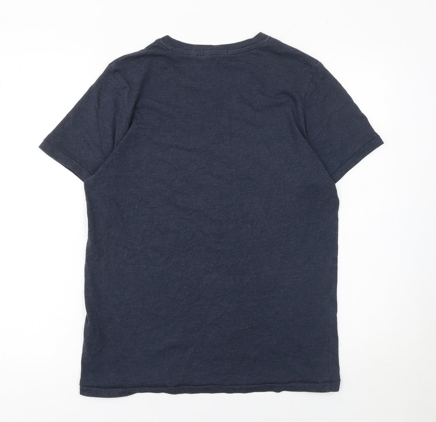 Jack & Jones Men's Blue Vintage Graphic T-Shirt Size S