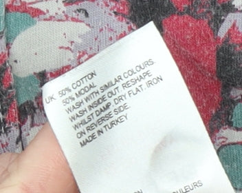 White Stuff Women's Multicoloured Floral Tunic Blouse Size 14