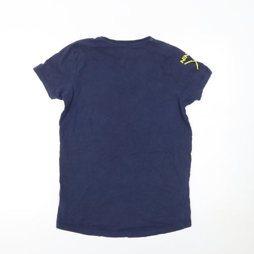 Ninja Boys Blue 11-12 Years Cotton Graphic T-Shirt