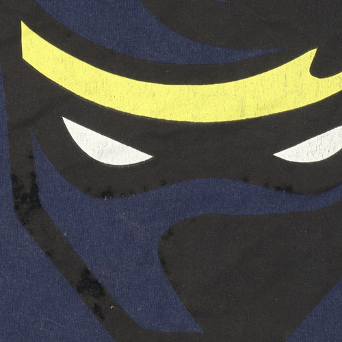 Ninja Boys Blue 11-12 Years Cotton Graphic T-Shirt