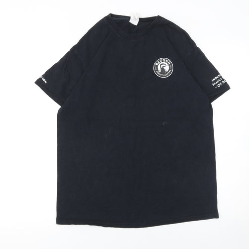 Badger Dorset Brewers Men's Black Graphic Cotton T-Shirt M