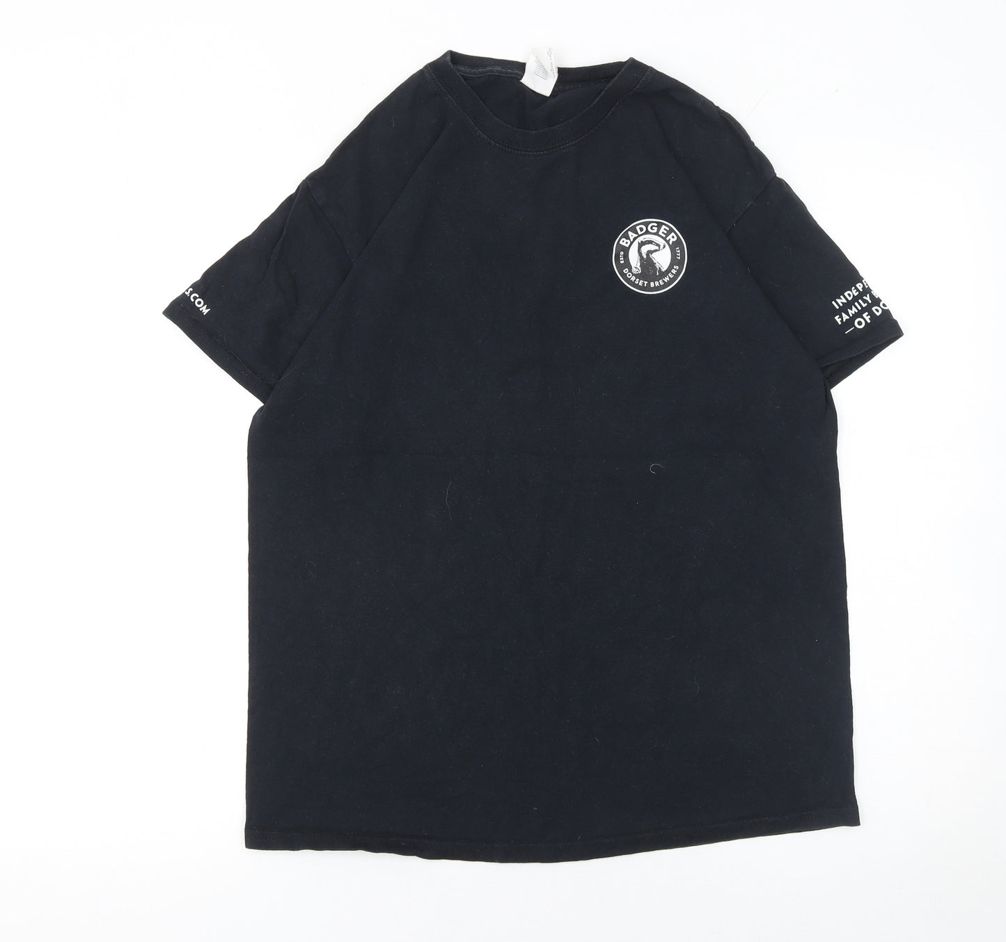 Badger Dorset Brewers Men's Black Graphic Cotton T-Shirt M