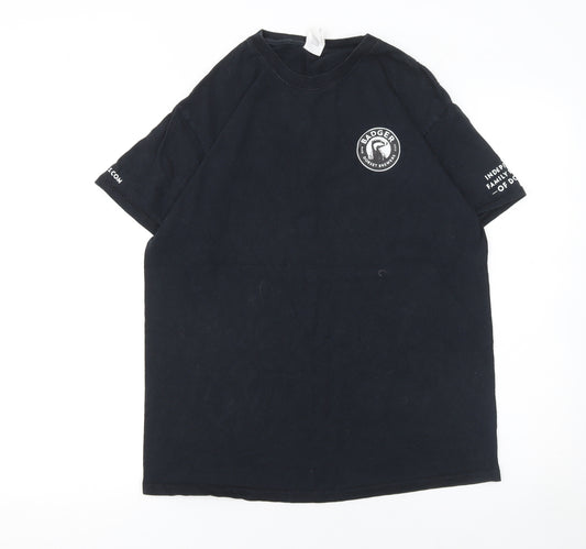 Badger Dorset Brewers Men's Black Graphic Cotton T-Shirt M
