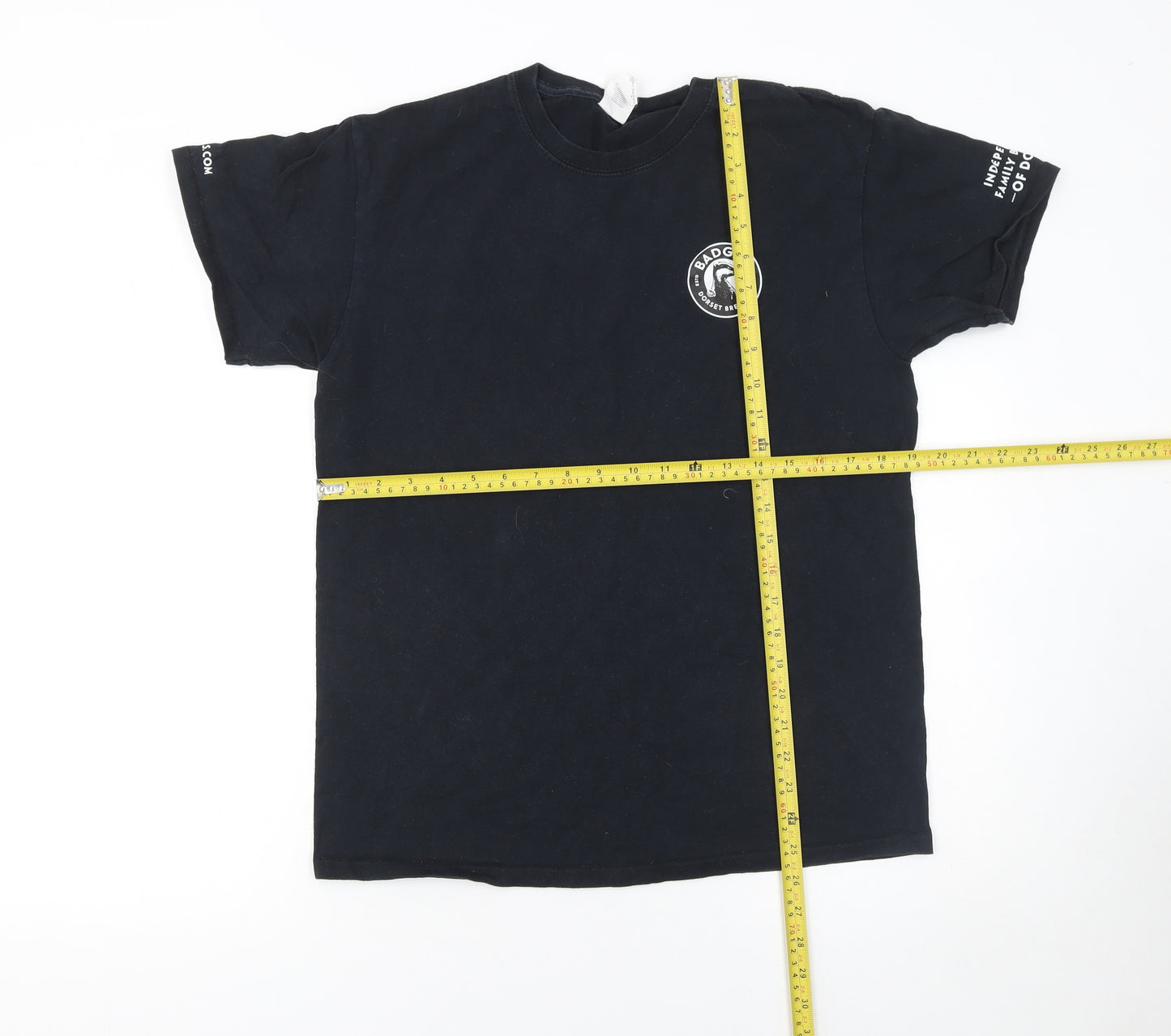 Badger Dorset Brewers Men's Black Graphic Cotton T-Shirt M