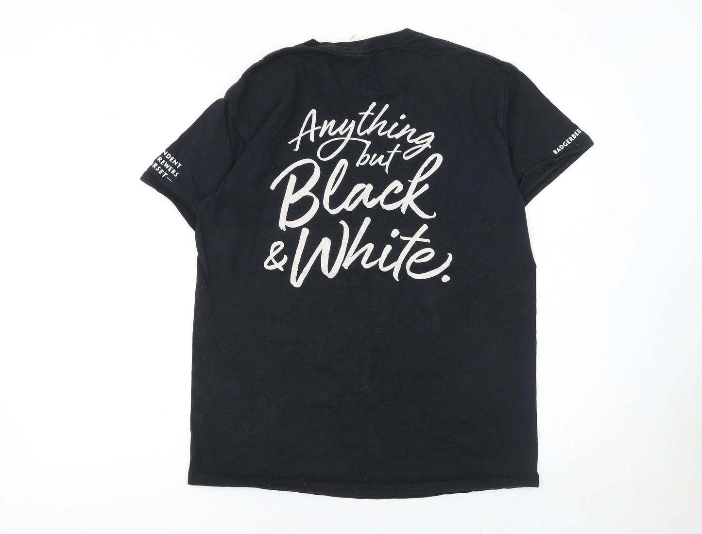 Badger Dorset Brewers Men's Black Graphic Cotton T-Shirt M