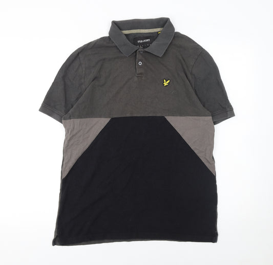 Lyle & Scott Men’s Multicolour Relaxed Fit Cotton Polo Shirt M