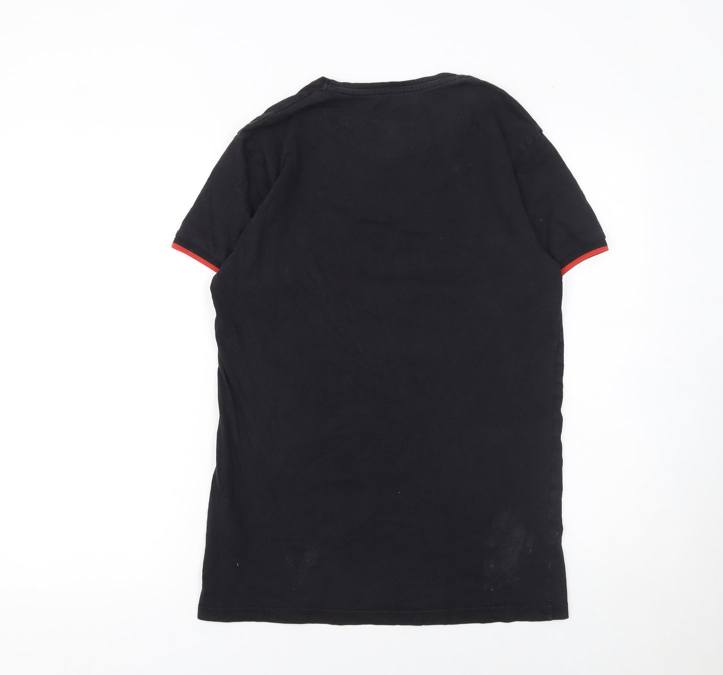 Couture Men's Black Graphic Logo Short Sleeve T-Shirt Size M