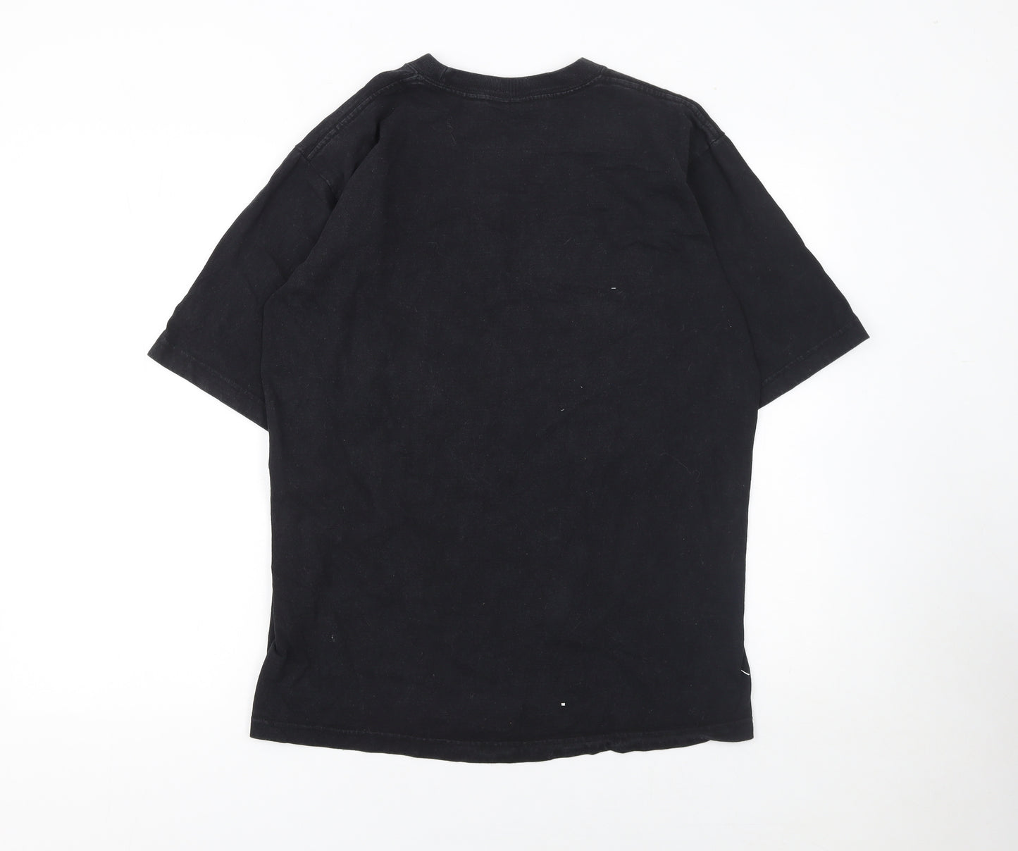 Southpole Women's Black Rhinestone Graphic T-Shirt Medium