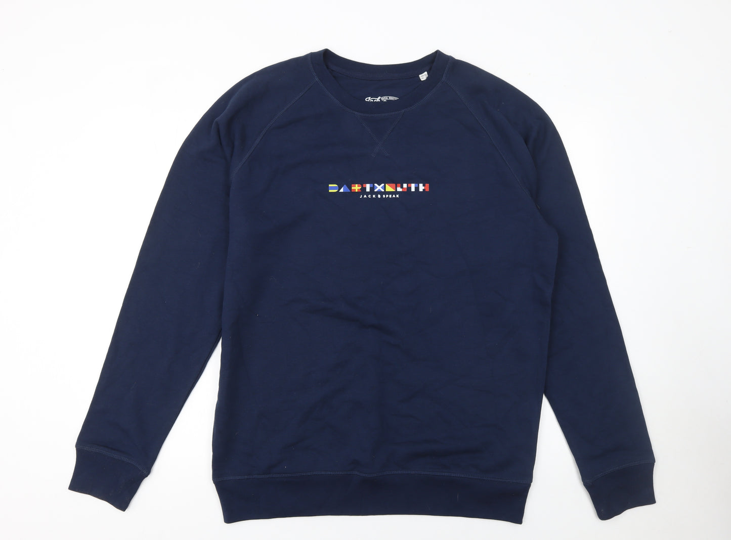 Jack Speak Men's Blue Dartmouth Graphic Sweatshirt XL