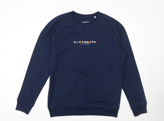 Jack Speak Men's Blue Dartmouth Graphic Sweatshirt XL