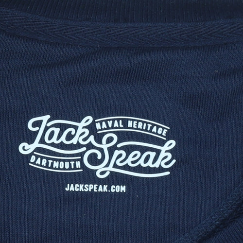 Jack Speak Men's Blue Dartmouth Graphic Sweatshirt XL