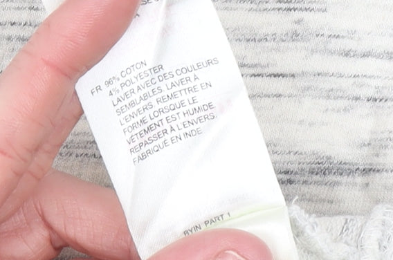 White Stuff Men's Grey Marl Cotton Crew Neck Sweatshirt Size S