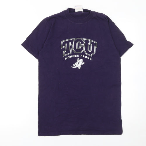 Champion Men's Purple TCU Horned Frogs Graphic T-Shirt Size S