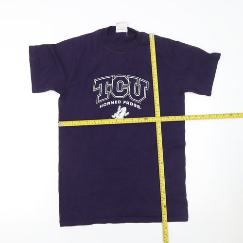 Champion Men's Purple TCU Horned Frogs Graphic T-Shirt Size S