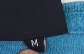 Saltrock Men's Blue Cotton Blend Short Sleeve Crew Neck T-Shirt M