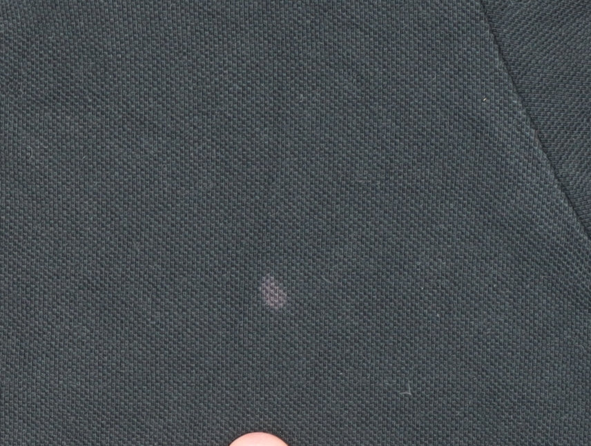 The North Face Mens Black Cotton Polo Shirt Size L Regular Fit