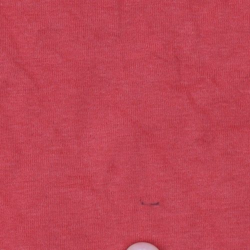 Next Boys Red Long Sleeve Cotton Crew Neck Basic T-Shirt 11 Years
