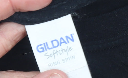 Gildan Men's Black World Cup Barcelona 2018 Short Sleeve T-Shirt XL