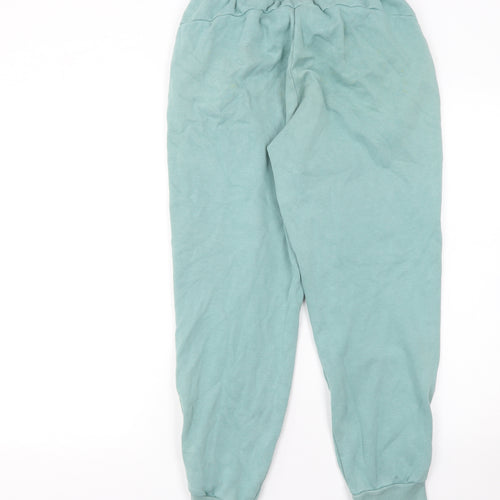 Puma Women’s Green Jogger Sweatpants Size M Elastic Waist Fleece