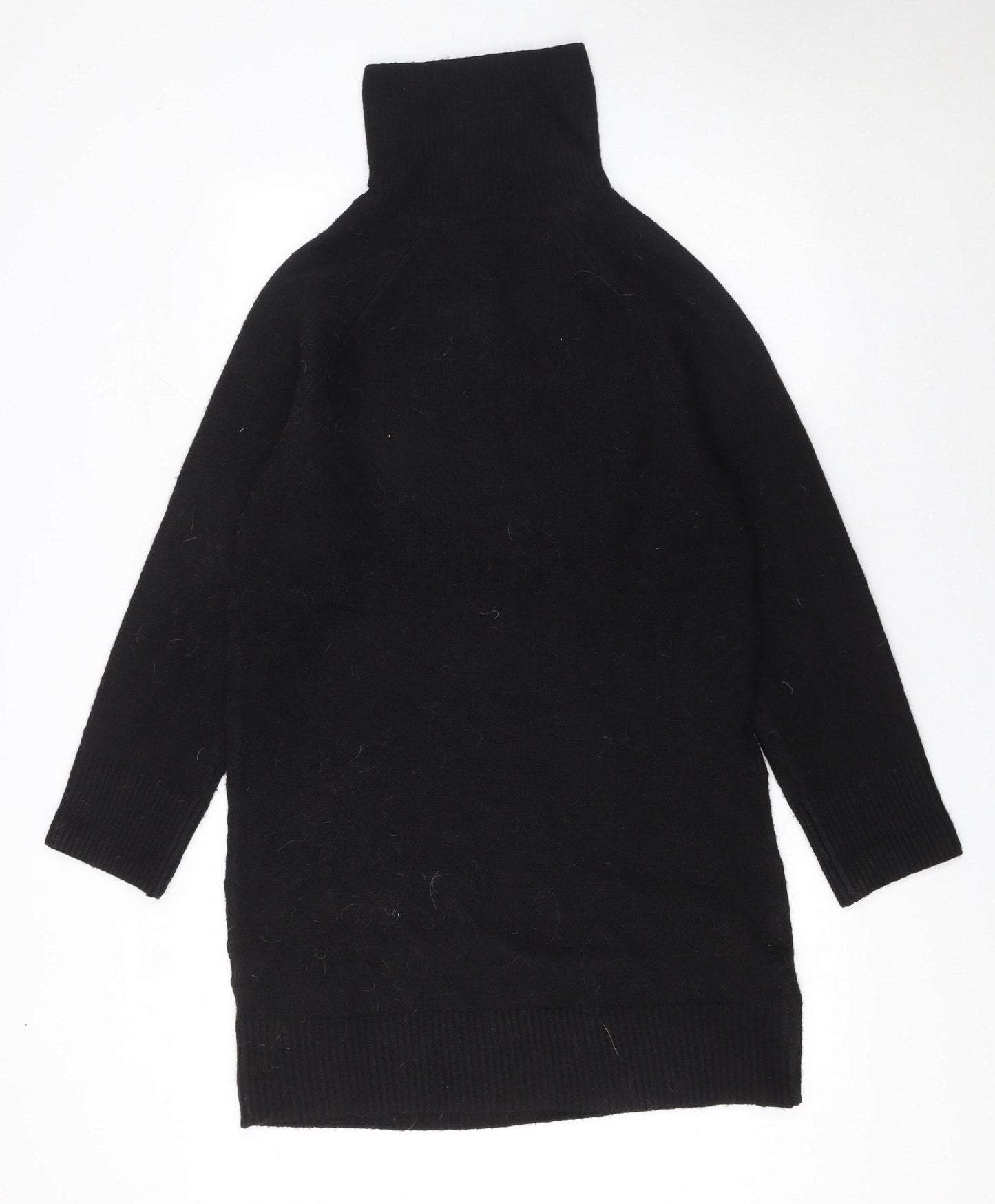 New Look Women’s Black High Neck Long Sleeve Jumper Dress Size S