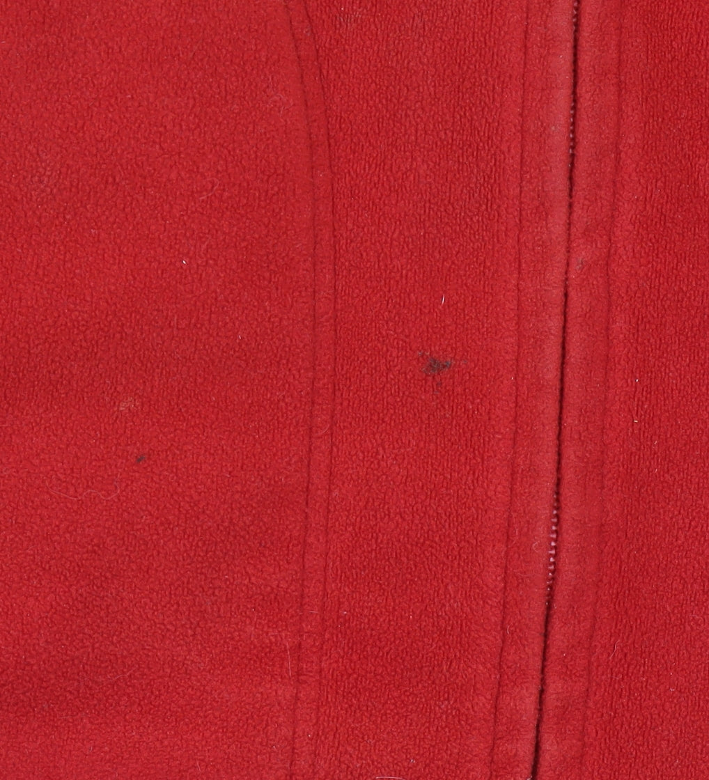 Marks and Spencer Mens Red Fleece Full Zip Jacket Size M