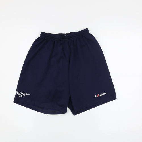 O'Neills Men's Blue Athletic Sports Shorts Size S