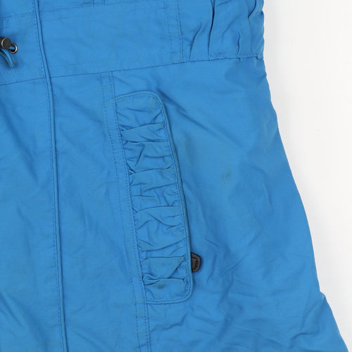 Marks and Spencer Womens Blue Hooded Parka Jacket Size L