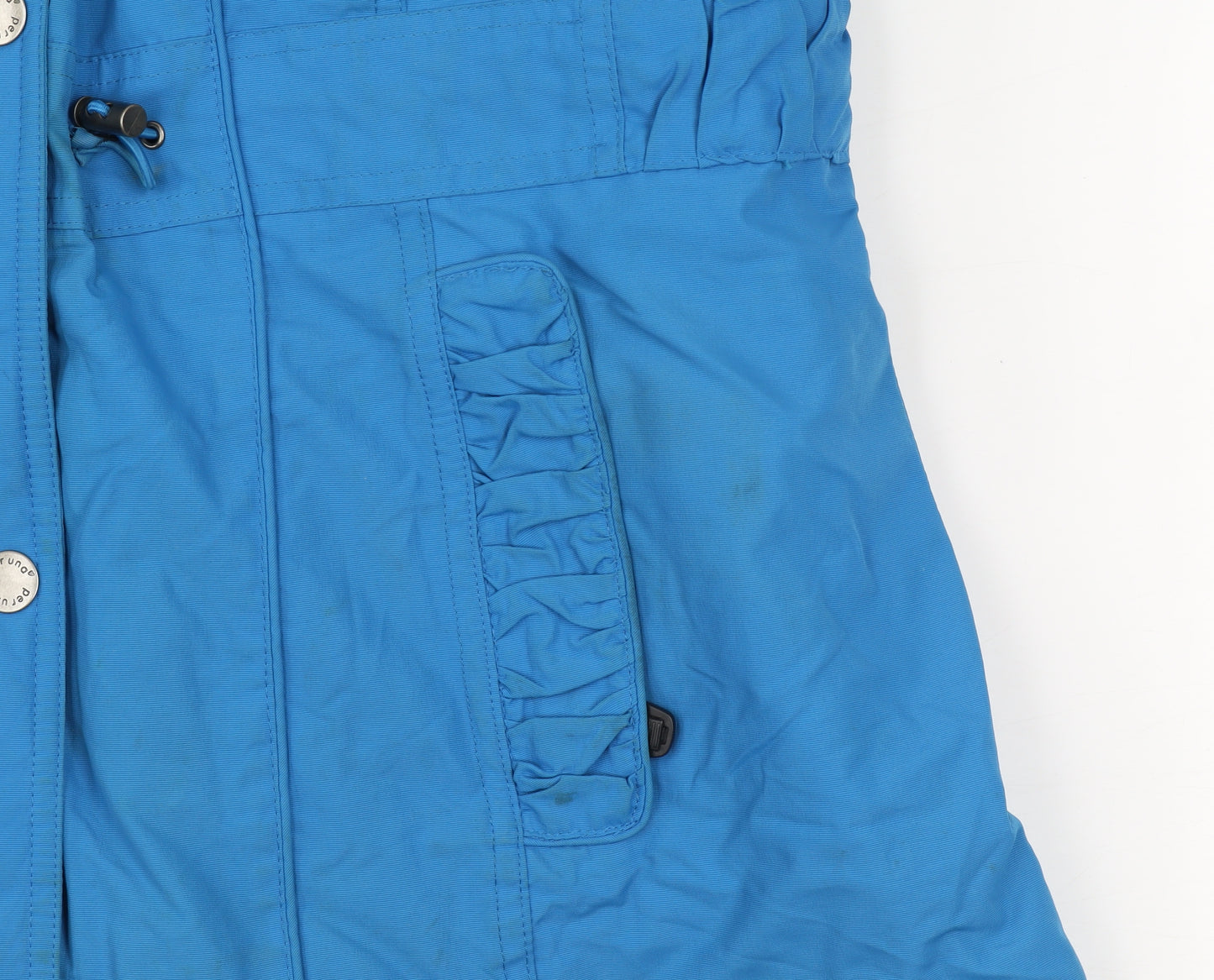 Marks and Spencer Womens Blue Hooded Parka Jacket Size L