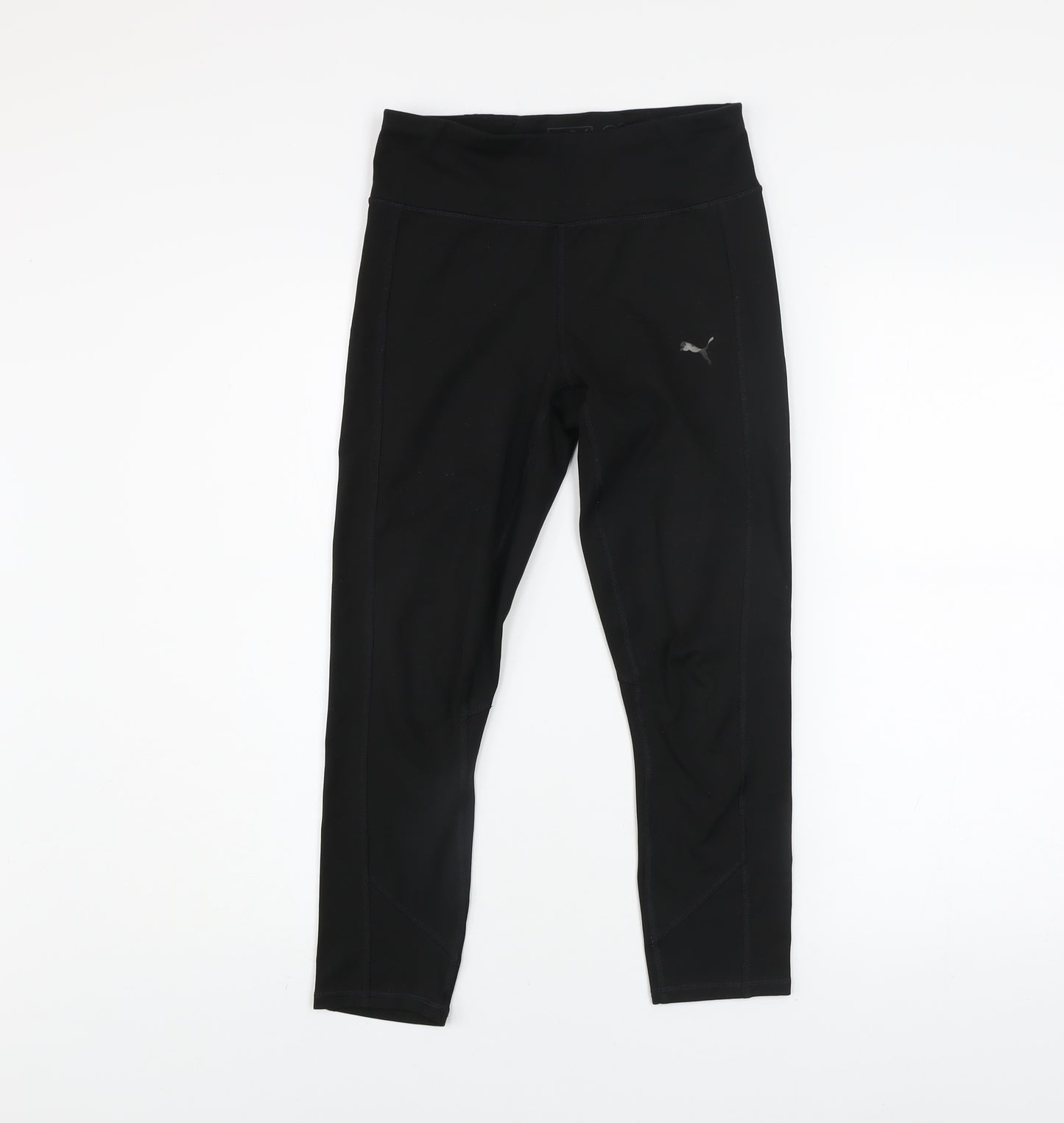 Puma Womens Black Size 8 DryCell Leggings Running Gym Activewear