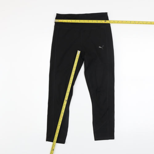 Puma Womens Black Size 8 DryCell Leggings Running Gym Activewear