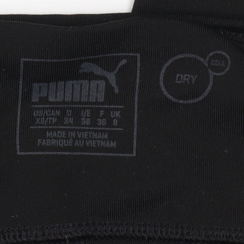 Puma Womens Black Size 8 DryCell Leggings Running Gym Activewear