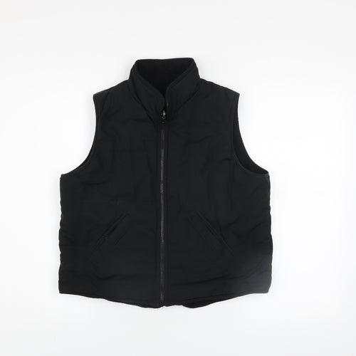 Marks and Spencer Womens Black Waistcoat Size 10 Bodywarmer