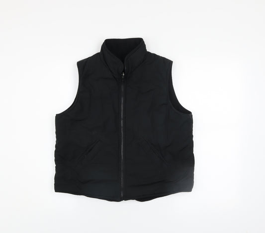 Marks and Spencer Womens Black Waistcoat Size 10 Bodywarmer