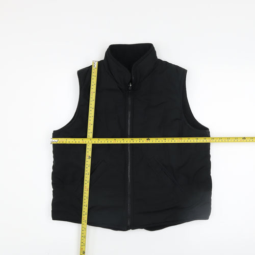 Marks and Spencer Womens Black Waistcoat Size 10 Bodywarmer