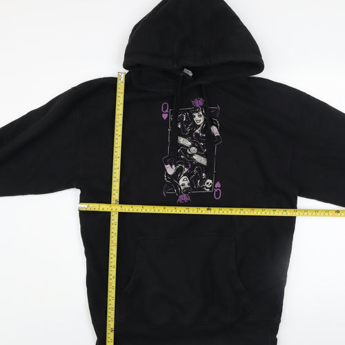 Cotton Heritage Men's Black Pullover Graphic Hoodie Size L