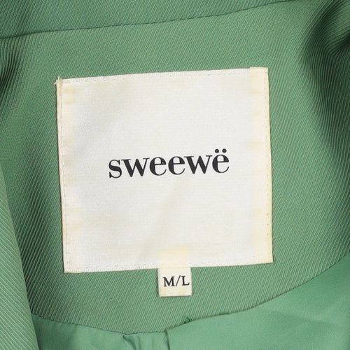 Sweewë Men's Green Polyester Regular Fit Blazer Jacket M