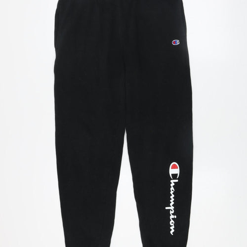 Champion Men's Black XL Fleece Jogger Sweatpants Regular Fit