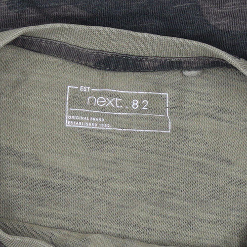 Next Boys Green Camouflage Graphic Print T-Shirt 6-7 Years